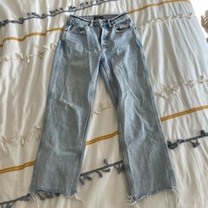 Abercrombie high rise vintage straight jeans